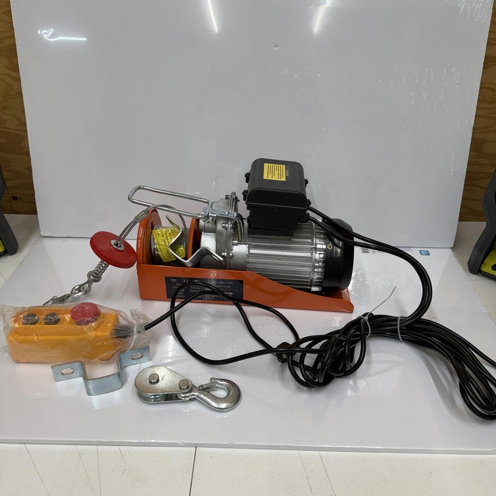 YATOINTO Mini Electric Hoist 660/1320 Lb 1200W 110V 33ft/Min Winch Remote